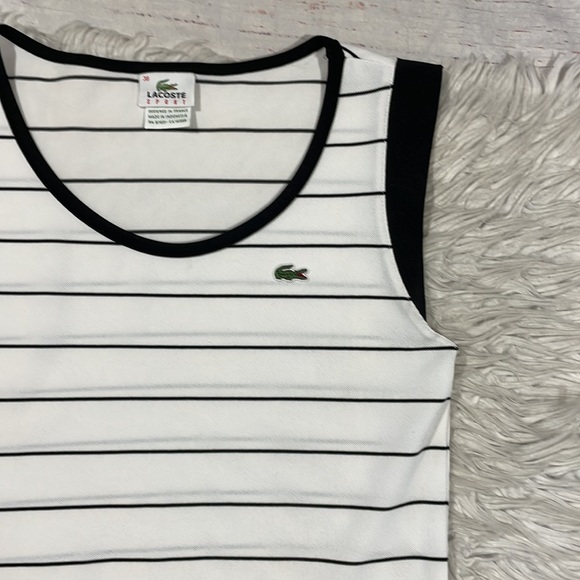 Lacoste Sport Vintage Y2K Striped Tennis Active Mini Dress - Picture 10 of 11